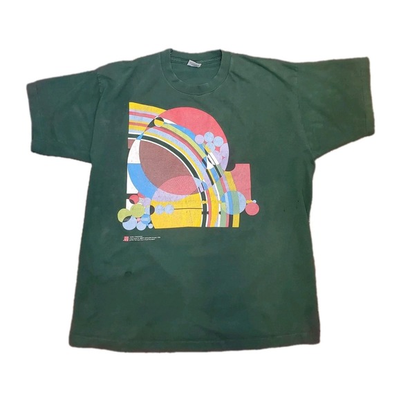 Fruit of the Loom Other - Vintage Frank Lloyd Wright T Shirt 1995 March Balloons Single Stitch Green XL
